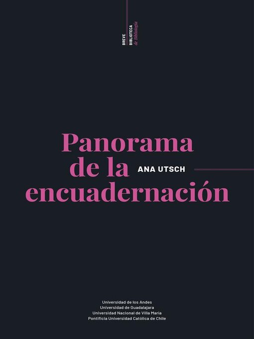 Title details for Panorama de la encuadernación by Ana Utsch - Wait list